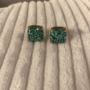 Kate Spade stud earrings- blue